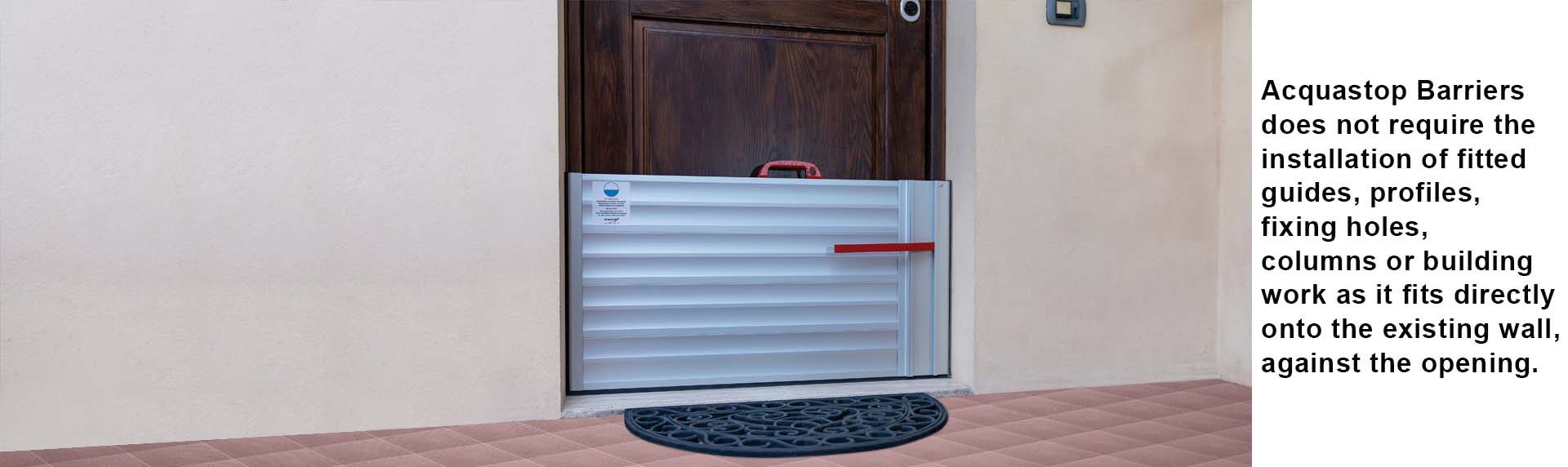 Flood Barrier Doors traffic safety