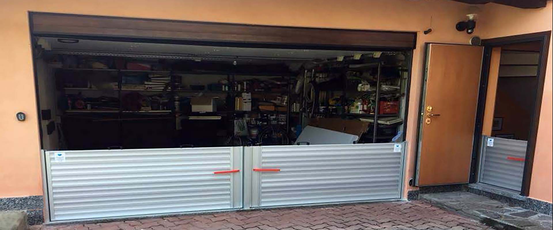 Flood Barrier Garage doors And Basement Ramps traffic safety